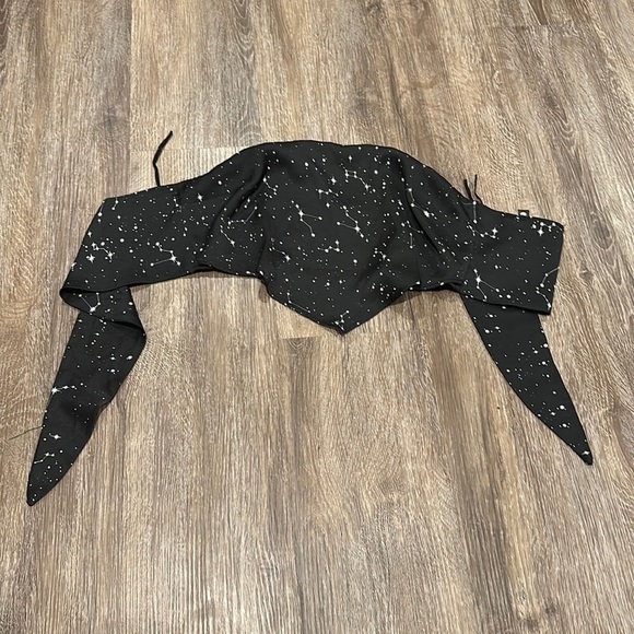 G. Women’s Starry Wrap Top - Size Petite Small - Picture 1 of 4